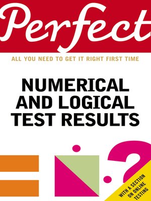 cover image of Perfect Numerical and Logical Test Results